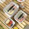 Ronanemon Fruit Storage Containers for Fridge with vent holes and handleAirtight Food Storage Containers Keep Fruits Vegetables Berry Meat Fresh longerBPAfree Fridge Storage Container with Lid 3 Pack