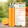 Zukro Glass Water Bottles with Lids 24 oz 3 Pack Reusable Juice Bottles With Stainless Steel Airtight Cap for Juicing Leak Proof Clear Drinking Jar Beverage storage container for Fridge BPA Free
