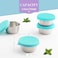 Qukaka 6x16 Oz Salad Dressing Containers With Lids Small Leakproof Reusable Stainless Steel Salad Dressing Container To Go For Lunch BoxesSauce containers PicnicsTravel Meal Prep And Kitchen Storage