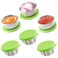 Qukaka 6x16 Oz Salad Dressing Containers With Lids Small Leakproof Reusable Stainless Steel Salad Dressing Container To Go For Lunch BoxesSauce containers PicnicsTravel Meal Prep And Kitchen Storage