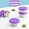 Qukaka 6x16 Oz Salad Dressing Containers With Lids Small Leakproof Reusable Stainless Steel Salad Dressing Container To Go For Lunch BoxesSauce containers PicnicsTravel Meal Prep And Kitchen Storage