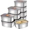 GIUOIDUO 20 PCS Food Storage Containers with Lids Airtight 10 Containers 10 Lidsstainless steel food containers leak proof storage box with lid Locking Food Storage Container freezer storage