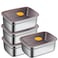GIUOIDUO 20 PCS Food Storage Containers with Lids Airtight 10 Containers 10 Lidsstainless steel food containers leak proof storage box with lid Locking Food Storage Container freezer storage