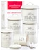 noonberry Kitchen Canisters for Countertop 5Piece Airtight Flour Sugar Coffee Tea Kitchen Canister Set with Utensil Holder Sugar and Flour Containers for Kitchen Counter CreamWhite Finish