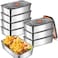 Blushtier 8 Set 60oz Stainless Steel Food Storage Containers Reusable Metal Meat Marinating Container with Lids Fruit Lunch Storage Box for Leftoversdishwasher and Freezer Safe 1800ml
