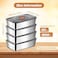 Blushtier 8 Set 60oz Stainless Steel Food Storage Containers Reusable Metal Meat Marinating Container with Lids Fruit Lunch Storage Box for Leftoversdishwasher and Freezer Safe 1800ml