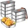Blushtier 8 Set 60oz Stainless Steel Food Storage Containers Reusable Metal Meat Marinating Container with Lids Fruit Lunch Storage Box for Leftoversdishwasher and Freezer Safe 1800ml