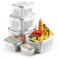 BreezyHome 5 Set Fruit Storage Containers for Fridge with Colanders Dishwasher Safe Leakproof Fruit and Vegetable Storage BPAFree Plastic Produce Storage Keep Berry Fruit Veggie Meat Fresh