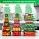 Panxenaulos 62 Pcs Large Food Storage Containers with Lids AirtightTotal 656OZ31 Containers 31 Lids Reusable BPAFree Plastic Food Container for Kitchen Organization Leakproof MealPrep Containers for L