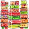 Panxenaulos 62 Pcs Large Food Storage Containers with Lids AirtightTotal 656OZ31 Containers 31 Lids Reusable BPAFree Plastic Food Container for Kitchen Organization Leakproof MealPrep Containers for L
