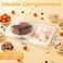 Dasinro 20 Sets Double Compartment Condiment Containers with lids Reusable Snack Pack Containers Used For Portioning FruitsStoring Food Dips and Carrying Snacks
