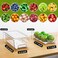 Imncya 4 Pack Fridge Organizer Drawers Bins Clear Stackable Pull Out Refrigerator Drawer Organizer Fridge Storage Container with Lids for Fruits Vegetables Drinks and Food