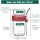 Danmu 4 Pack Overnight Oats Containers with Lids 21 oz 165DualLayer Yogurt Parfait Cups with LidsMeal Prep Containers Glass for Overnight OatsYogurtParfait Dishwasher Safe