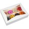 ONE MORE 15Pack 14 x10 x 3inch White Lock Corner Window Bakery Cookie Boxes Large Paperboard Container with PVC Windows for Pie