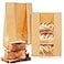 Newbested 30 Pack Kraft Paper Bread Loaf Bag with Clear Front WindowBrown Bakery Cookie Food Coffee Storage Packaging Treat Bag 14 x 83 x 35
