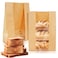 Newbested 30 Pack Kraft Paper Bread Loaf Bag with Clear Front WindowBrown Bakery Cookie Food Coffee Storage Packaging Treat Bag 14 x 83 x 35