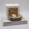 Green Harvest 8x8x5 White Cake Box with Window and Gold Cake Board Combo 12 Sets 24 pcs