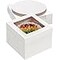 Packpal 20Pack 12 Inch Cake Boxes With Cake Boards 10 boxes 10 boards 12X12X8 Inch White Bakery Boxes With Windown For Cajas Pasteles Cookie PastriesPie Wedding Birthday Fathers day