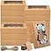 Mimorou 60 Pcs Cookie Boxes with Window 7x43x15 Inch Bakery Treat Box Kraft Paper Cupcake Container with Tag Rope for Dessert Candy Donut Muffin Wedding Baby ShowerBrown