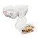 MT Products Hinged Extra Small Plastic Pie Cheesecake Cake Slice Container for Small Pies and Cakes Pack of 20 Made in The USA