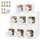 KPOSIYA 60 Pcs White Bakery Boxes with Window Individual Cupcake Box 4x4x25 Inches Cookie Boxes Kraft Paper Brown Gift Box for Pastries Cookies Pie Donuts Macaroon 60 White