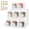 KPOSIYA 60 Pcs White Bakery Boxes with Window Individual Cupcake Box 4x4x25 Inches Cookie Boxes Kraft Paper Brown Gift Box for Pastries Cookies Pie Donuts Macaroon 60 White