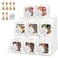 KPOSIYA 60 Pcs White Bakery Boxes with Window Individual Cupcake Box 4x4x25 Inches Cookie Boxes Kraft Paper Brown Gift Box for Pastries Cookies Pie Donuts Macaroon 60 White