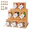 KPOSIYA 60 Pcs Brown Bakery Boxes with Window Individual Cupcake Boxes 4x4x25 Inches Cookie Boxes Kraft Paper Brown Gift Box for Pastries Cookies Pie Donuts Macaroon