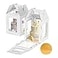 Yeplan 2 Packs Tall Cake Boxes with Cake Board10x10x12 Inches Large Tiered Cake Carriers with Clear Windows and Handle Cake Containers for Birthday Wedding Party and Festival