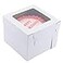 Huoshange Tall Cake Boxes for Tier Cakes 14x14x12 Inch 2 Pack Wedding Cake BoxesSturdy Tall Bakery Boxes with WindowLayer Cake CarrierDisposable Cake Containers