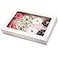 RIFMEAE Cookie Boxes 14 x 10 x 25 White Bakery Boxes with Window AutoPopup Treat Boxes Pastry Boxes for Cookies Donuts Muffins and Strawberries Pack of 15