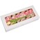 RIFMEAE 24Pack 14 x 6 x 25 Cookie Boxes Bakery Boxes with Window Strawberry Boxes AutoPopup Treat Boxes for Strawberries Cookies