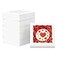 XINHPKGG 100 Pcs Individual Cookie Boxes 4 12 x 4 12 x 1 15 Inch Small Bakery Boxes Small Gift Box for Wedding Favors Party