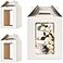 Hzzycaxli 12x12x14 Inch Tall Cake Boxes with windows10in 12in Tall Cake Carrier Large Tiered Cake BoxDurable White Bakery Box Layer Cake Box large cake box2pack