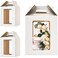 Hzzycaxli 12x12x14 Inch Tall Cake Boxes with windows10in 12in Tall Cake Carrier Large Tiered Cake BoxDurable White Bakery Box Layer Cake Box large cake box2pack
