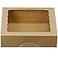 ONE MORE 10inch Natural Kraft Bakery Pie Boxes With PVC WindowsLarge Cookie box 10x10x25inch 12 of Pack Brown12