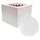 GylSun 3 sets Cake Boxes 10x10x8 inches with Boards Bakery Boxes for Cakes