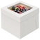 WINKIO 4 Pack Cake Boxes 12 Inch Disposable Cake Transport Container Cake Carrier White Cake Holder with Large Window for Bakery Cookies Pies Cupcakes Pastry 12128 Inches