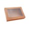 Tcoivs 20Pack Bakery Boxes with Window 12 x 8 x 25 Cookie Boxes Treat Boxes Large Donut Boxes for Muffins and Pastries Brown