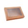 Tcoivs 20Pack Bakery Boxes with Window 12 x 8 x 25 Cookie Boxes Treat Boxes Large Donut Boxes for Muffins and Pastries Brown
