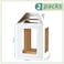 XININSUN Tall Cake Boxes with 6 windows12x12x14 Tall Cake Carrier Tiered Cake Box Layer Cake Box large cake boxIdeal for 10 12 Tiered Cakes 2 PackWhite