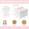 Vorfre 3 Pack Cake Boxes 10x10x8 Inches Tall Cake Box with Cake Boards White Bakery Boxes with Window Disposable Cake Containers with Lids for Cake Donuts Pies Cookies Wedding Birthday Party