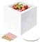 Vorfre 3 Pack Cake Boxes 12 Inch White Square Cake Boxes with Cake Boards Disposable Cardboard Cake Containers with Lids for Pastry Donuts Pies Cookies Dessert Wedding Birthday Party 12128 In