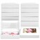 VGOODALL 20PCS Cookie Boxes 7x43x15 Inches White Bakery Boxes with Window Cupcake Containers for Gift Giving Treat Dessert StrawberriesMuffins