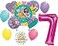 Anagram Gabbys 7th Birthday Party Supplies Cats and Dollhouse Balloon Bouquet Decorations