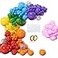 KUULBELA 162 Pcs Rainbow Garland Balloon Kit mixed size 18 10 5 Inch Rainbow arch balloon kit for Birthday Baby Shower Wedding