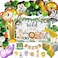 Tsoifu Safari 1st Birthday Decorations for Boy Wild One Backdorp Happy Birthday Banner Jungle Themed Tablecloth Balloon Garland Kit