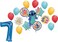 Anagram Stitch Boy Theme 7th Birthday Party Foil and Latex Balloon Decorations BQ4175