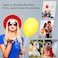 Horolas 100 Pieces Balloon Sticks Holders with Cups 16 Inch for Party Birthday Wedding Anniversary Decoration White