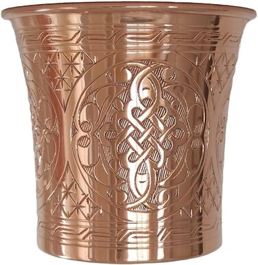 DEDE Copper CC Series 20 oz Handcrafted Super Heavy Weight Drinking Cups or Serving Cold Beverages and Cocktail Mugs Handmade Unlined Uncoated Pure Solid Copper Tumblers Engraved
